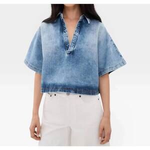NEW SECULAR lotus shirt in malibu wash
